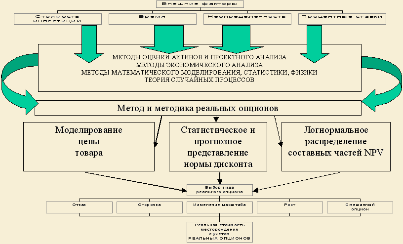 Оценка инвестиционных проектов методом реальных опционов